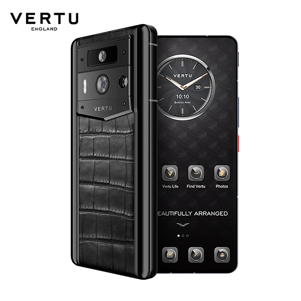 【新品】VERTU纬图 METAVERTU2 全网通5G WEB3第二大脑AI手机 玄铁黑鳄鱼皮 METAVERTU2