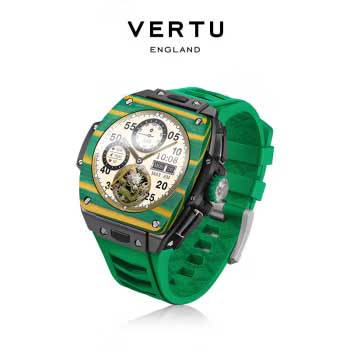 【预售中】VERTU纬图Grand Watch新款智能手表测心率血氧 黄绿碳纤维